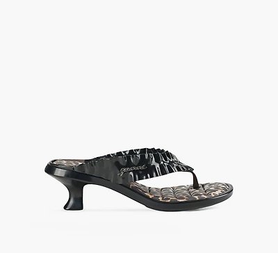 MELISSA THONG KITTEN HEEL + GANNI AD.