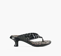 MELISSA THONG KITTEN HEEL + GANNI AD.