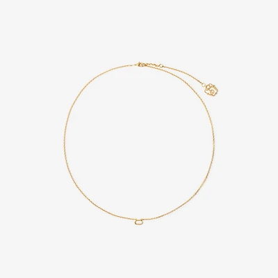 Charm Fine Chain Necklace in Gold - Women | Burberry® Official