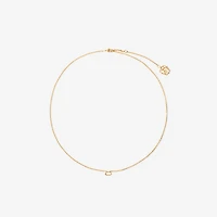 Charm Fine Chain Necklace in Gold - Women | Burberry® Official
