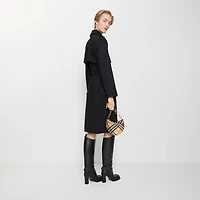 Wool Trench Dress in Black - Women | Burberry® Official