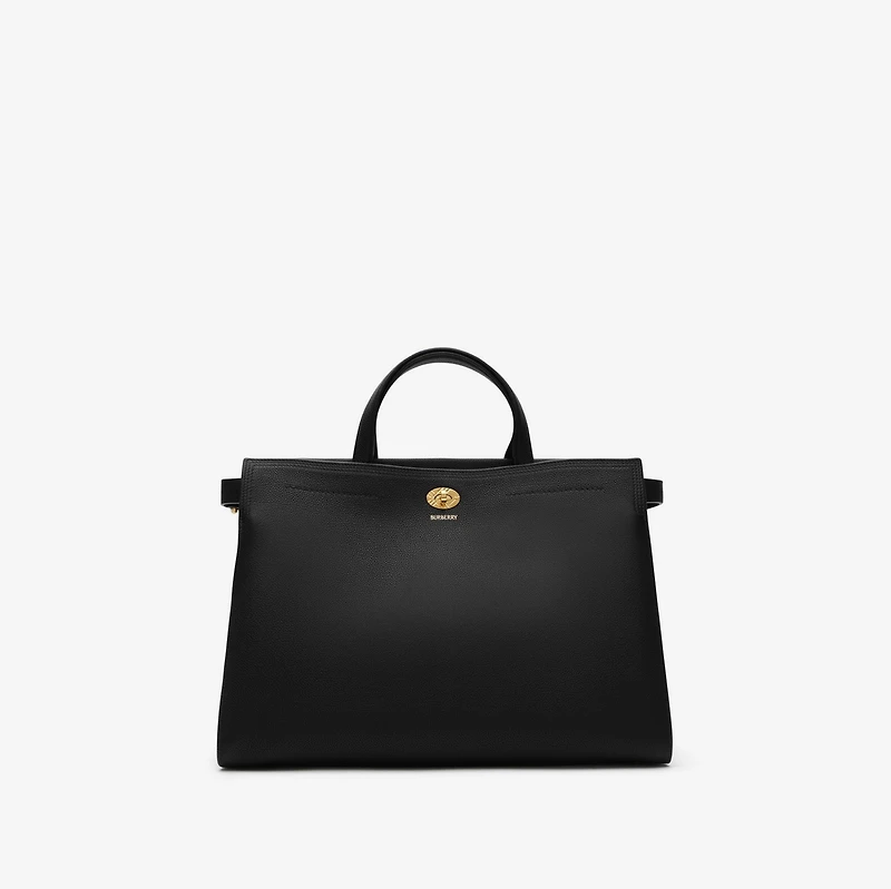 Cotswolds Check Tote in Black - Women