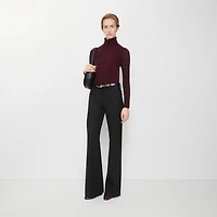 Wool Blend Tailored Trousers in Black - Women | Burberry® Official