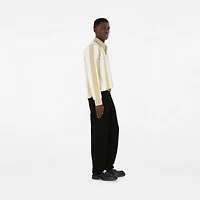 Loose Jeans in Black - Men, Cotton | Burberry® Official