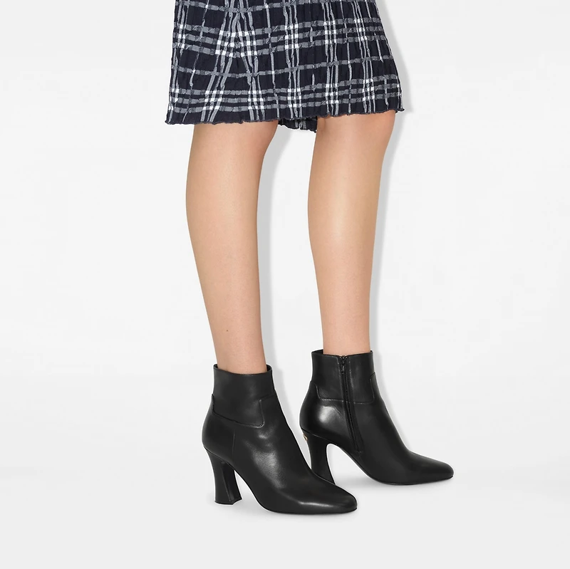 Leather Trinket Ankle Boots​ in Black - Women | Burberry® Official