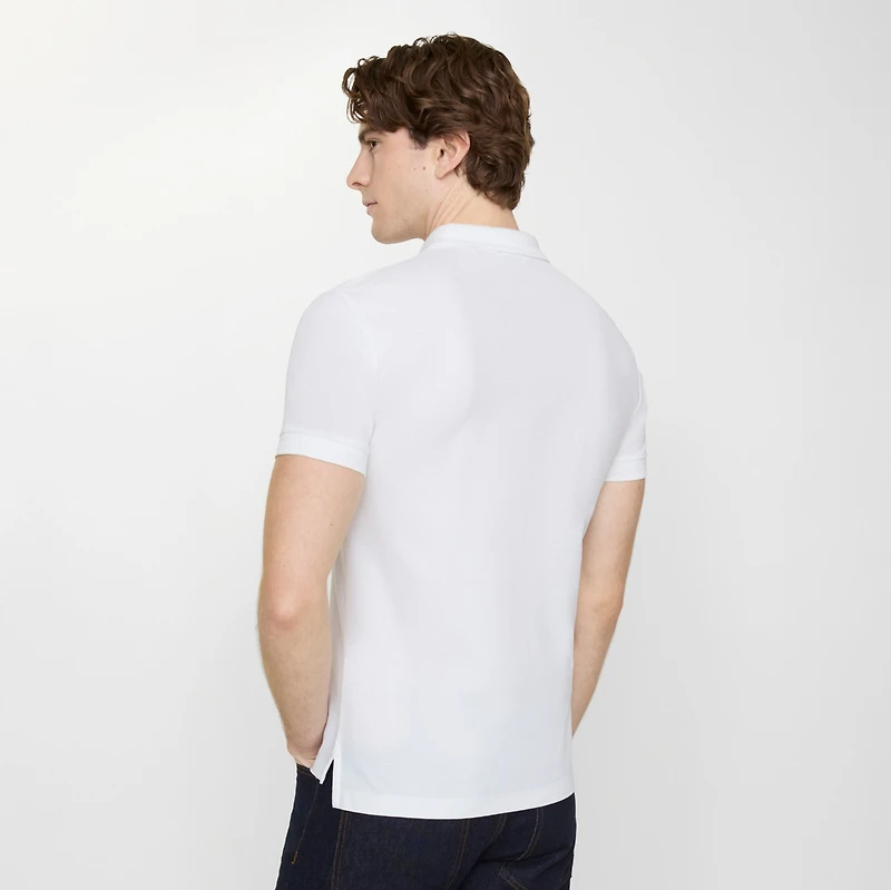 Cotton Polo Shirt in White - Men | Burberry® Official