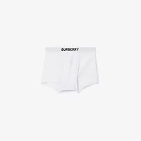 Cotton Boxer Shorts in White - Men | Burberry® Official