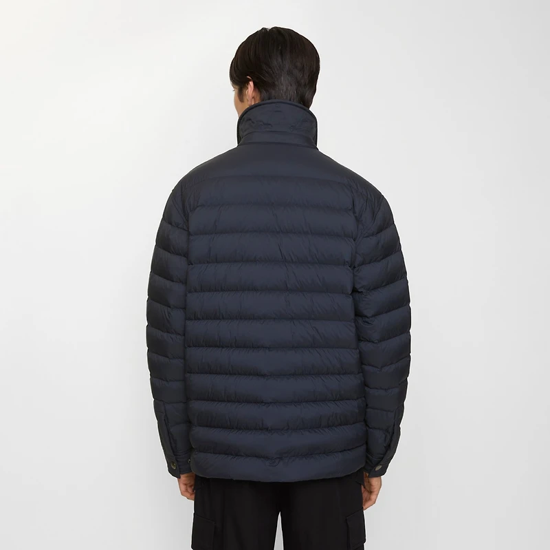 Nylon Padded Overshirt in Navy - Men | Burberry® Official