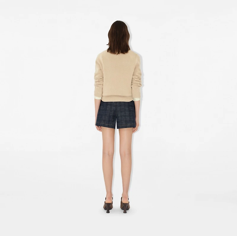 EKD Wool Cashmere Sweater in Nutmeg - Women | Burberry® Official