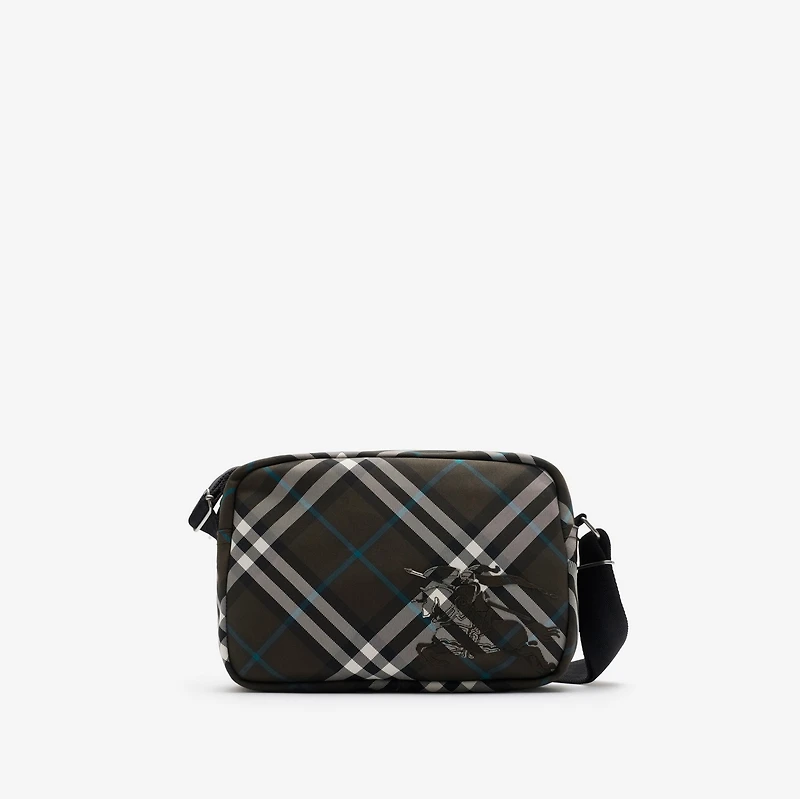 Check Crossbody Bag in Snug - Men | Burberry® Official