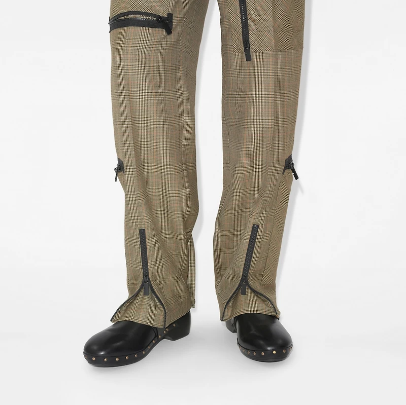 Leather Trunk Strap Clogs in Black/sand - Men | Burberry® Official