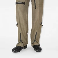 Leather Trunk Strap Clogs in Black/sand - Men | Burberry® Official