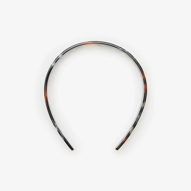 Check Acetate Headband in Sand beige | Burberry® Official