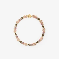 Souvenir Pavé Necklace in Gold/multicolour - Women | Burberry® Official