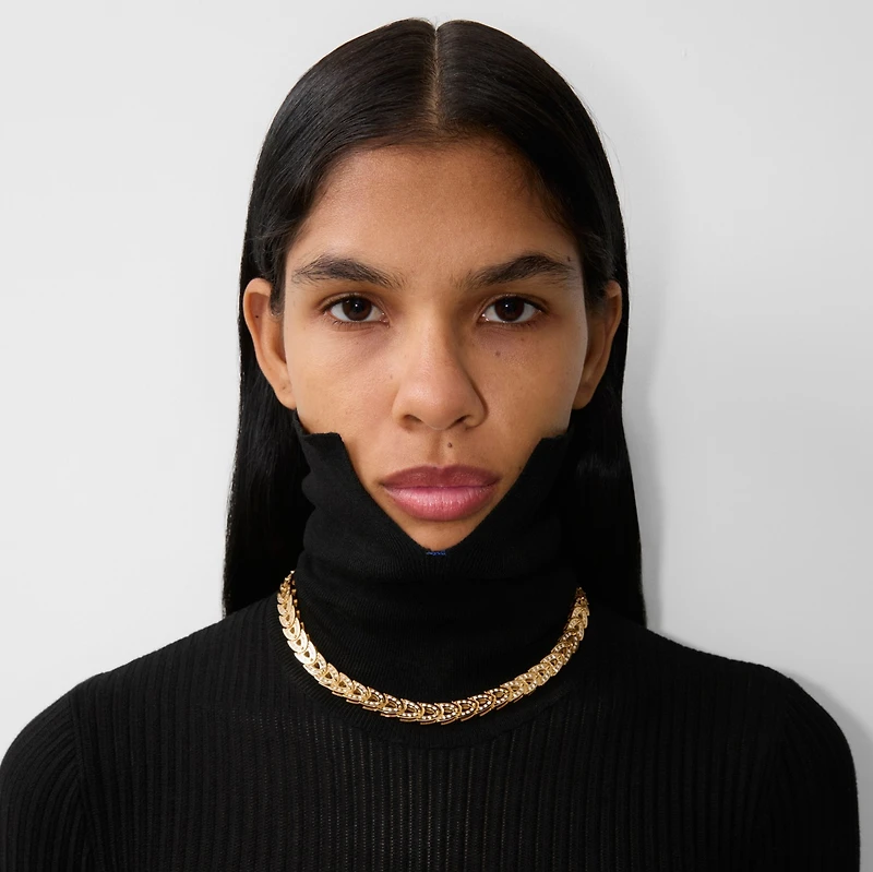 Shield Infinity Necklace in Gold/clear - Women | Burberry® Official