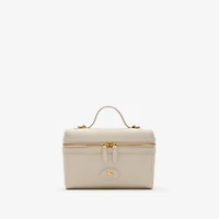 Bloomsbury Vanity Case in Soap beige/light beige - Women, Leather | Burberry® Official