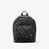 Grid Backpack in Charcoal grey - Men | Burberry® Official