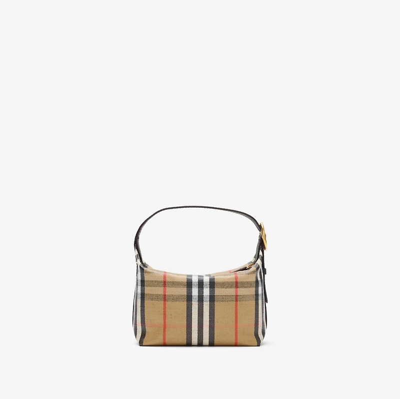 Mini Highlands Duffle Bag in Sand beige - Women | Burberry® Official