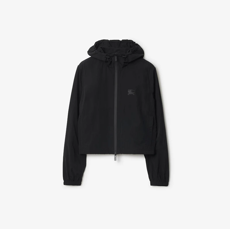 EKD Badge Nylon Jacket in Black - Women | Burberry® Official