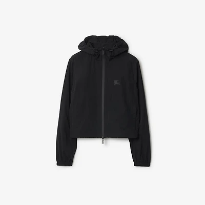 EKD Badge Nylon Jacket in Black - Women | Burberry® Official