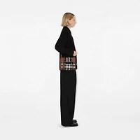 Mini Freya Tote in Dark birch brown - Women | Burberry® Official