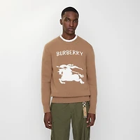 EKD Wool Cashmere Sweater in Camel - Men | Burberry® Official