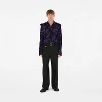 Cherry Cotton Silk Shirt - Men | Burberry® Official
