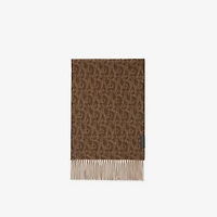B Charm Cashmere Scarf in Twig | Burberry® Official