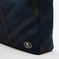 Grid Briefcase in Navy - Men | Burberry® Official