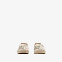 Check Mews Espadrilles​ in Mallow pink - Women | Burberry® Official