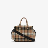 Check Baby Changing Bag in Archive beige - Children | Burberry® Official