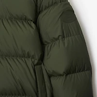 Detachable Sleeve Puffer Jacket in Shale green - Men | Burberry® Official