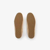 Suede Knight Runner Sneakers​ in Flax/pumpkin orange - Men | Burberry® Official