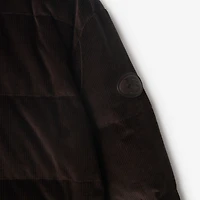 Corduroy Snowdon Puffer Jacket in Clove brown - Men, Nylon | Burberry® Official