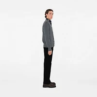B Crest Wool Cardigan in Magnet - Men | Burberry® Official