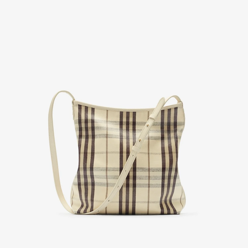 Small Highlands Shoulder Bag in Light beige - Women | Burberry® Official