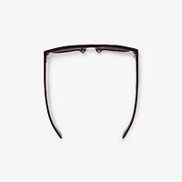Round Sunglasses in Dark havana | Burberry® Official