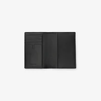 City Check Passport Holder in Navy - Men, Technical, Cotton | Burberry® Official
