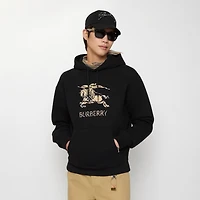 EKD Ombré Cotton Hoodie in Black - Men | Burberry® Official