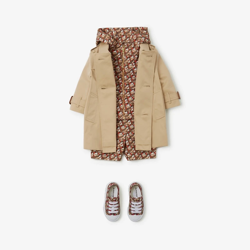 Gabardine Trench Coat in Honey | Burberry® Official