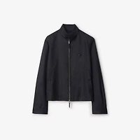 Wool Harrington Jacket in Brisk grey - Men | Burberry® Official