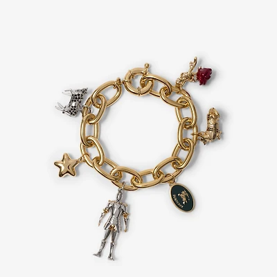 Charm Bracelet in Gold/multicolour - Women | Burberry® Official