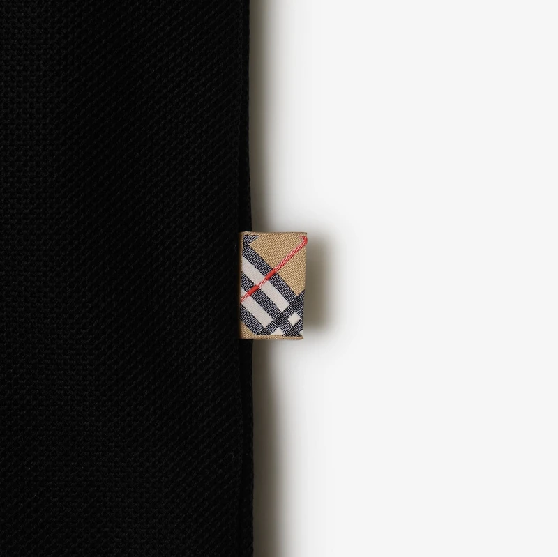 B Heart Cotton Polo Shirt in Black - Men | Burberry® Official