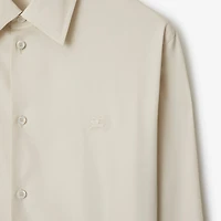 Slim Fit Cotton Shirt in Sail - Men | Burberry® Official