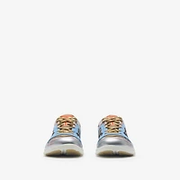 Check Matrix Sport Sneakers in Sand - Men, Nylon | Burberry® Official