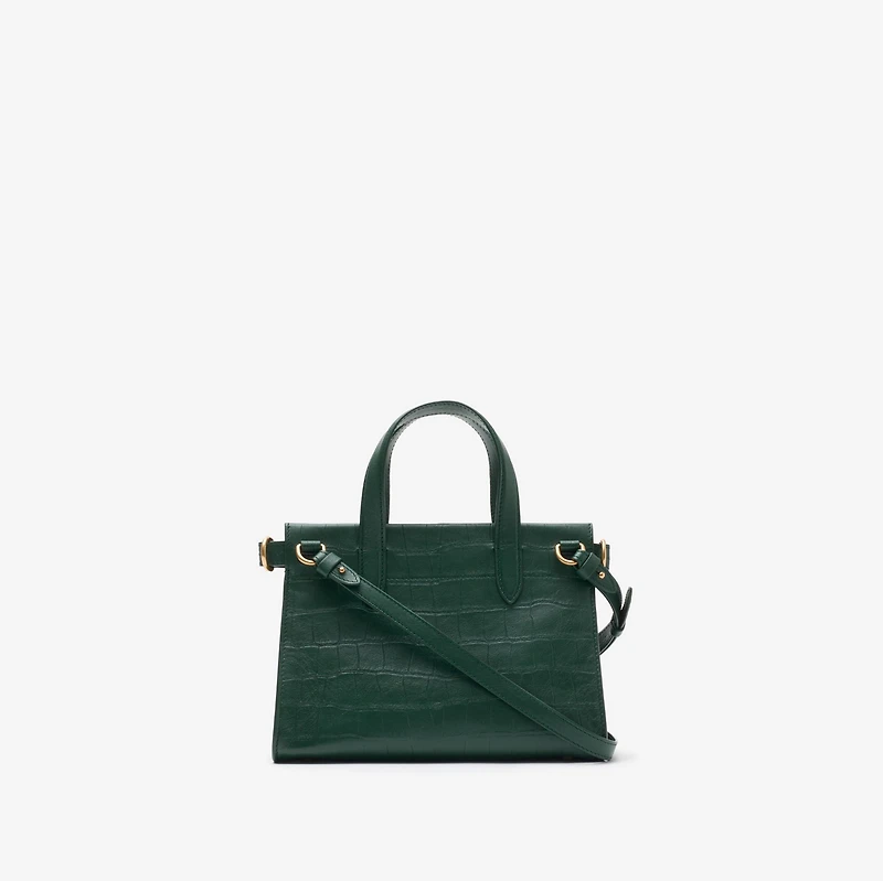 Mini Cotswolds Tote in Ivy green - Women | Burberry® Official