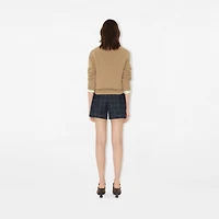 EKD Wool Cashmere Sweater in Flax - Women | Burberry® Official