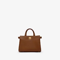 Mini Cotswolds Check Tote in Hazel brown - Women, Leather | Burberry® Official