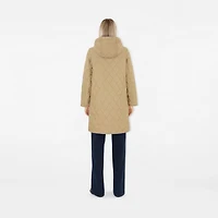 Quilted Thermoregulated Coat in Archive beige - Women, Nylon | Burberry® Official