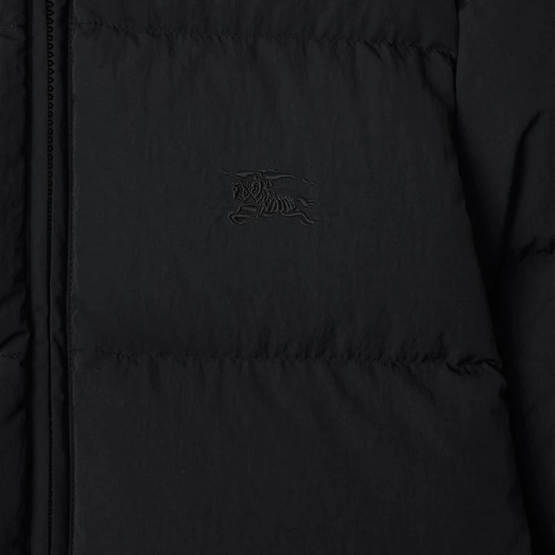 Nylon Puffer Coat in Black | Burberry® Official